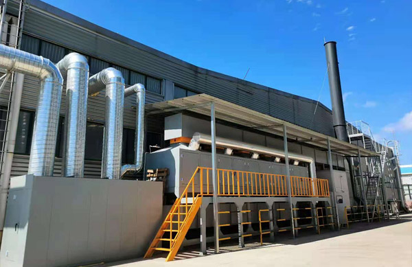 濰坊某科技股份有限公司光電、PE保護(hù)膜車間廢氣治理項(xiàng)目