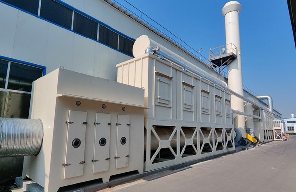 山東某輪胎有限公司是車間廢氣治理項目